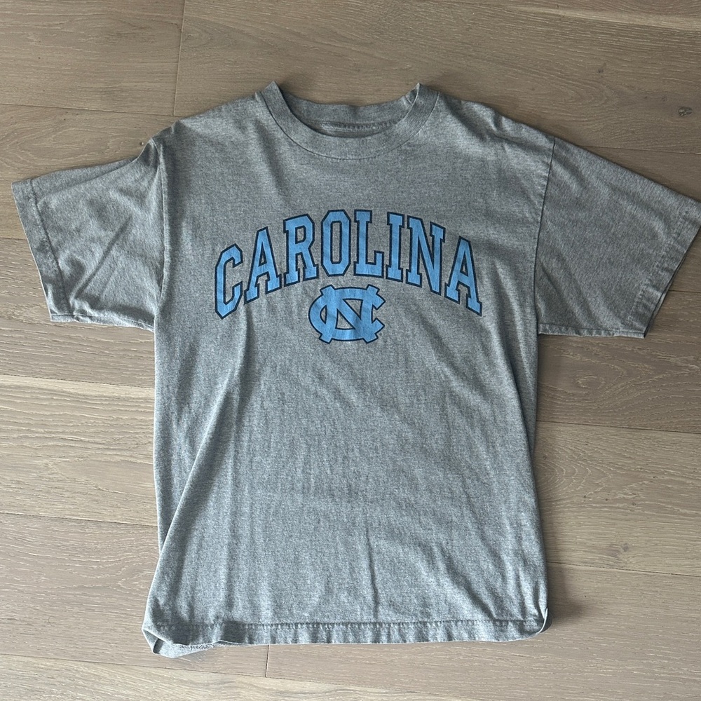 Gray UNC Carolina Short Sleeve Tee